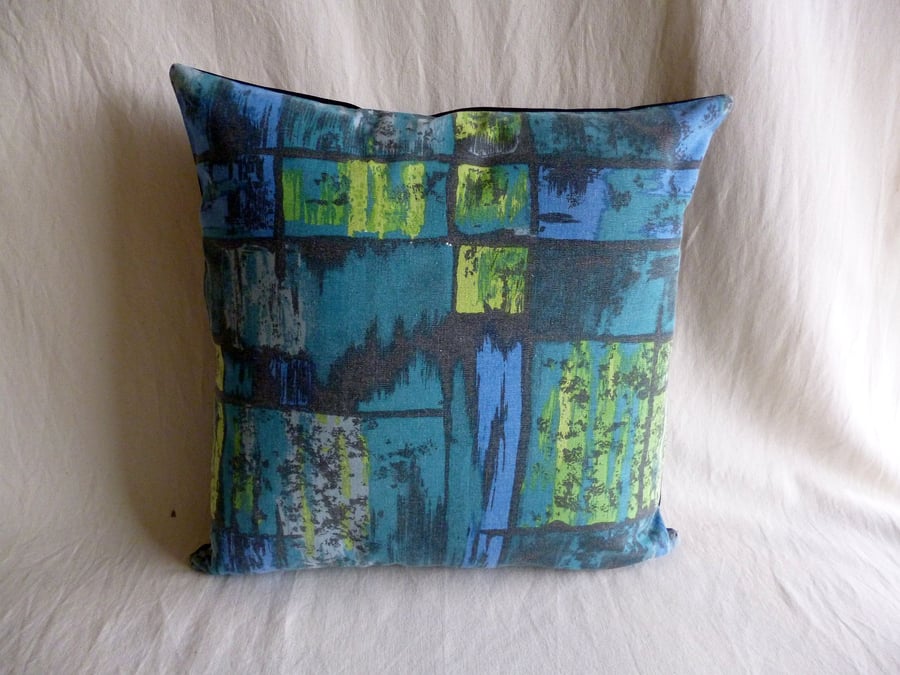 1960s vintage fabric cushion cover