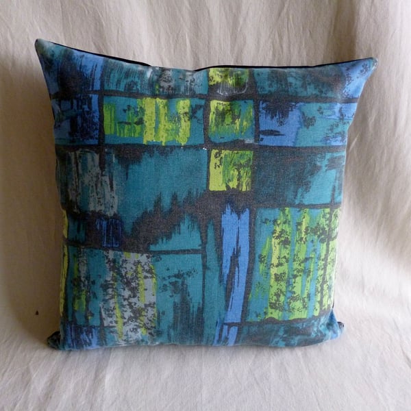 1960s vintage fabric cushion cover