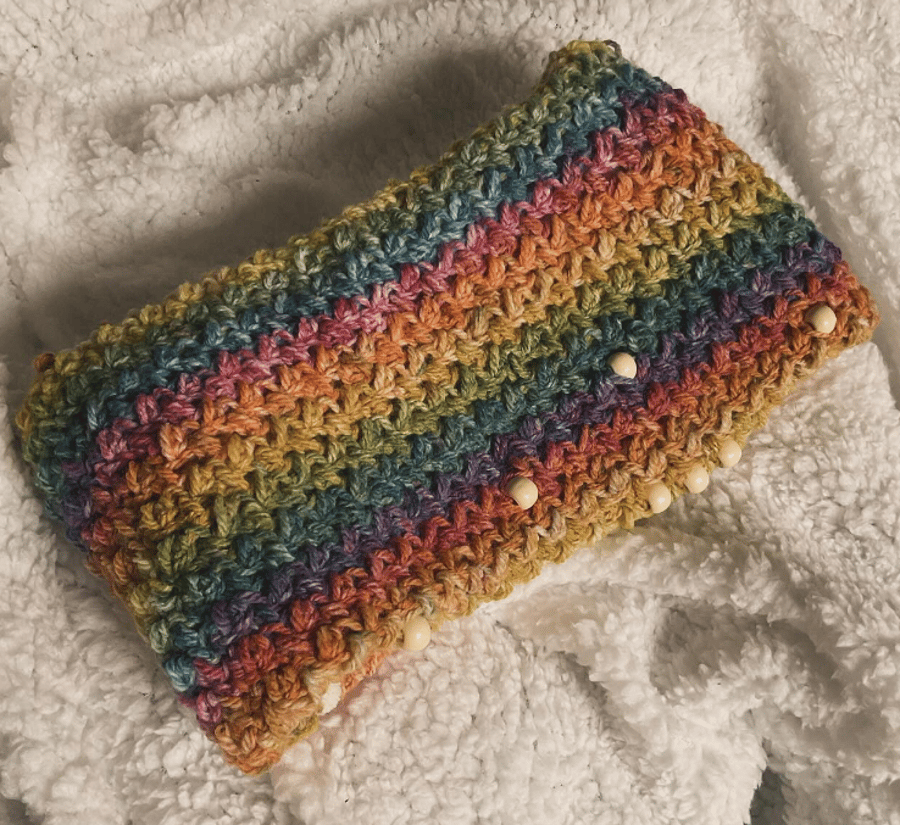 Rainbow double layer cowl
