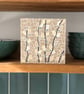 Original Floral Art - Pussy Willow Mosaic In Yellow - Image 4
