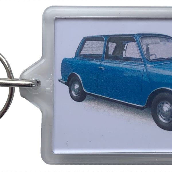 Riley Elf 1967 - Keyring with 50x35mm Insert 