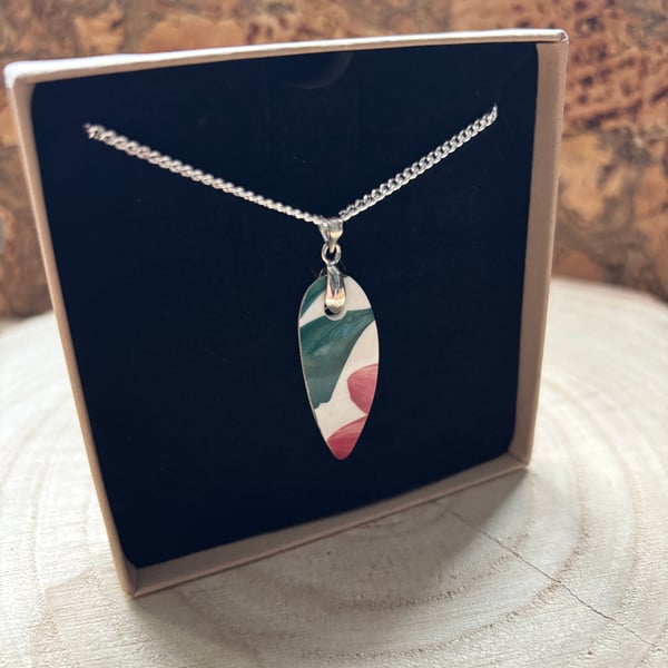 Handmade Pendant Necklace, Unique, One of a Kind, Eco Friendly Gifts. Recycle.