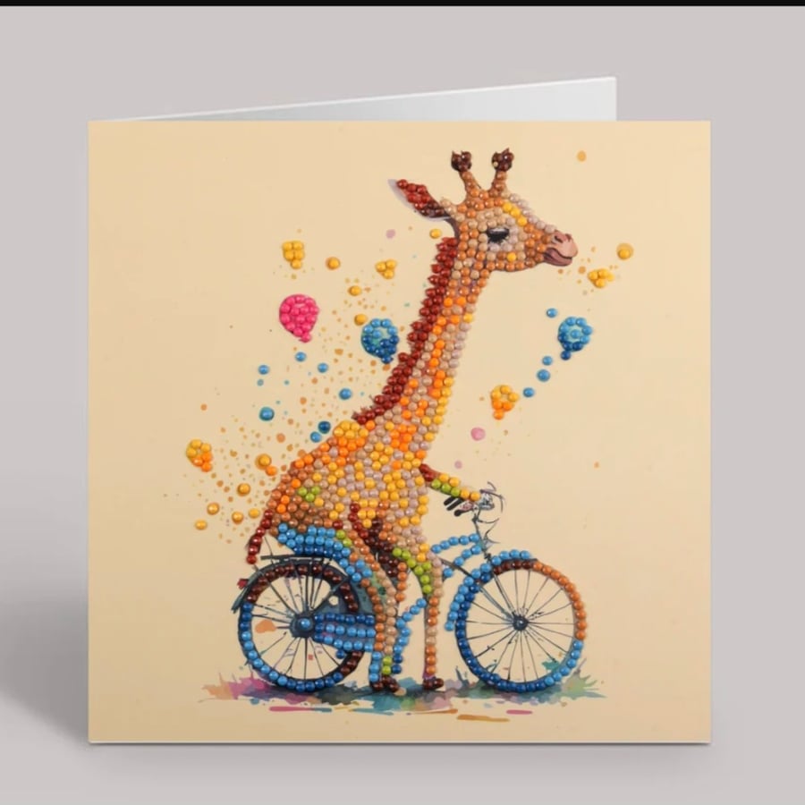 Giraffe craft buddy diamond painting kit