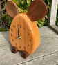 Fun Mouse Clock - Unusual & Eyecatching Free standing Wooden Clock - Image 2