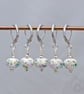 Lampwork Stitch Markers - Alium - Image 1