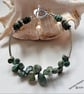 Designer Genuine Raw Emerald Bracelet  - Image 2