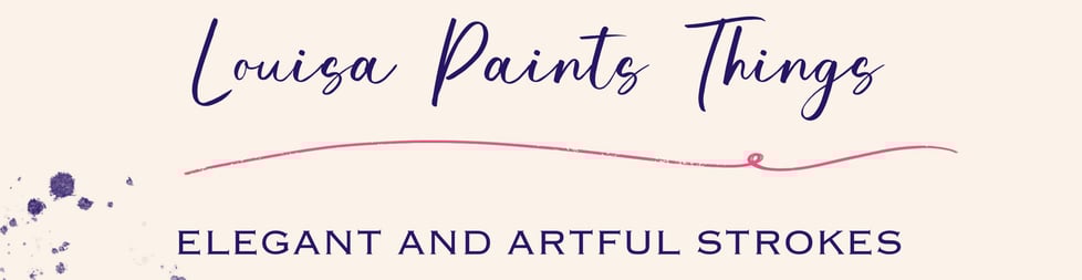Louisa Paints Things