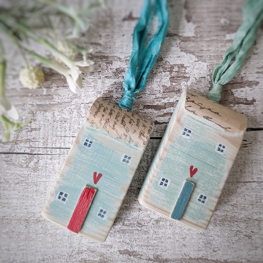 Painted House Hanging Decoration