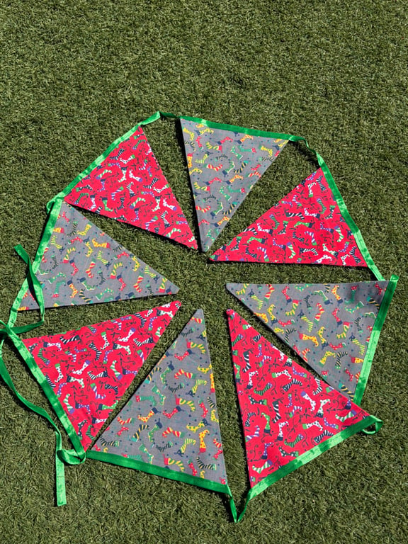 Handmade Christmas Bunting 