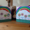 Personalised Childs Rainbow Biirthday Card