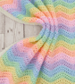 Rainbow Crochet Baby Blanket - Handmade - Pastel Nursery Decor - Baby Girl - Image 9
