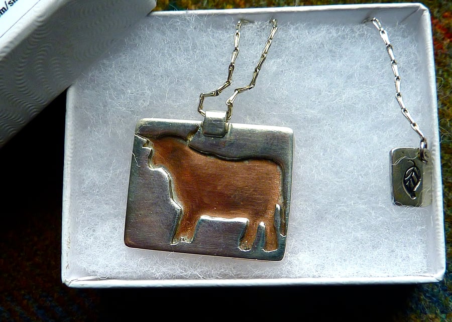 Highland Cow pendant