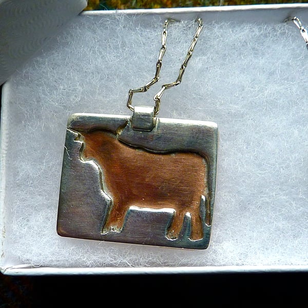 Highland Cow pendant