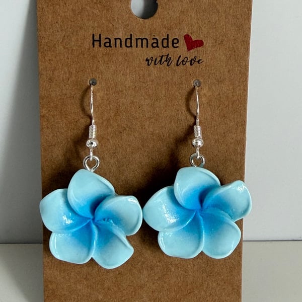 Sterling Silver Earrings - Flowers (Turquoise) - Brand New & Sealed!! 