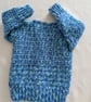 Blue fleck cardigan with matching buttons first size - Image 4