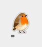Funny Vinyl Sticker For Adults - Cute Robin