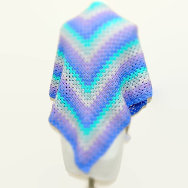 Granny Shawl - Blues