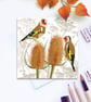 Winter British Garden Birds Card Collection - Goldfinch, Wren - Image 5
