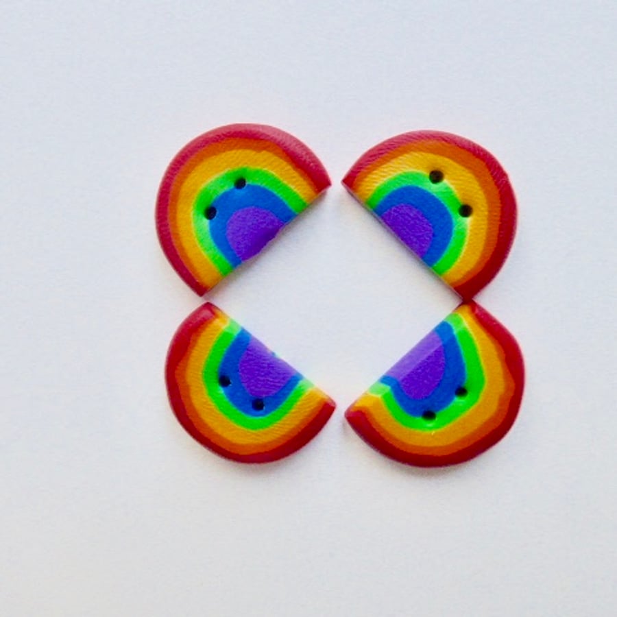 Rainbow buttons, LGBT supplies