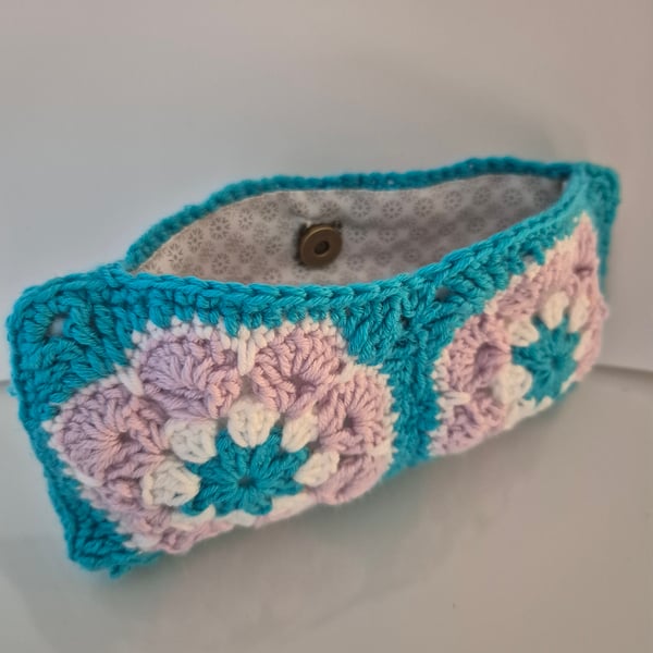 Crochet Make up bag, toiletry bags- handmade gifts UK,