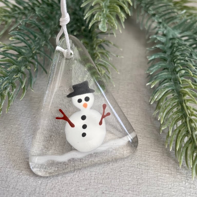 Snowman - Christmas tree decoration - small
