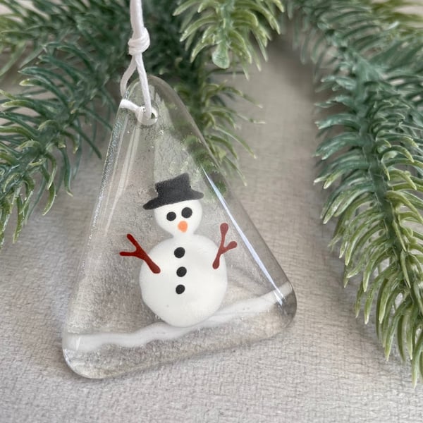 Snowman - Christmas tree decoration - small