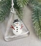 Snowman - Christmas tree decoration - small - Image 1