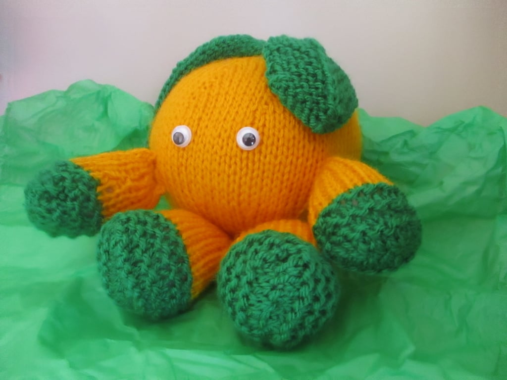 Pumpkin Hand Knitting Pattern