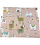 Circular knitting needle case with llamas, fixed circular sock needles storage - Image 3
