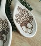 Three pyrography acorn & oak leaf wooden spoons - Image 3
