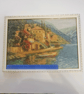 Finished Framed Cross Stitch Mediterranean Landscape - Completed Embroidery Gift - Image 4