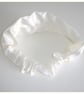 Silk Headband Ivory Mulberry Silk Hairband Elasticated - Image 4