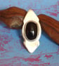 Statement Gemstone Ring - Black Onyx on Sterling Silver - Size L - Image 2