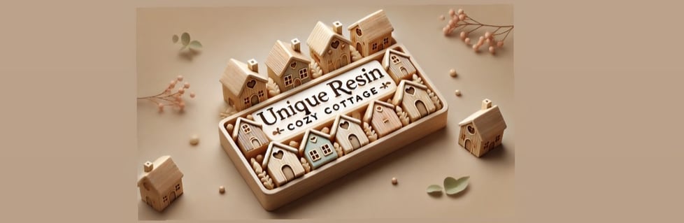 Unique 3d Resin Cozy Cottage