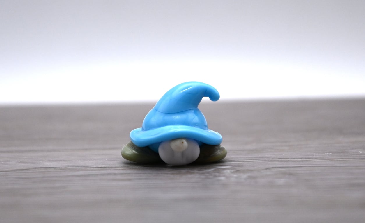 small glass gnome gift