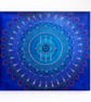  Sacred Eye Mandala – Hand-Painted Dot Spiritual Wall Art 