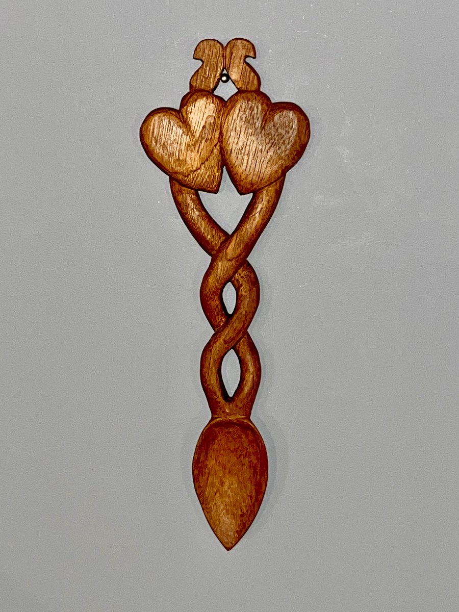 Wooden Celtic Love Spoon