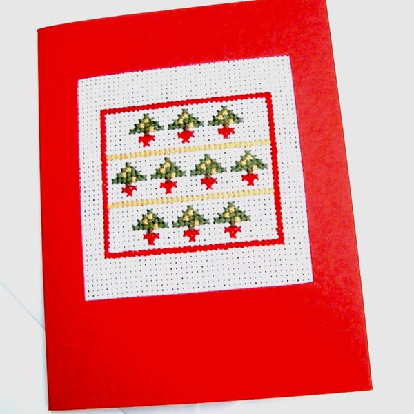 SALE Puddings, Trees and Snowmen Cross Stitch Cards