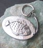 Handmade Fish Keyring in Pewter - Image 4