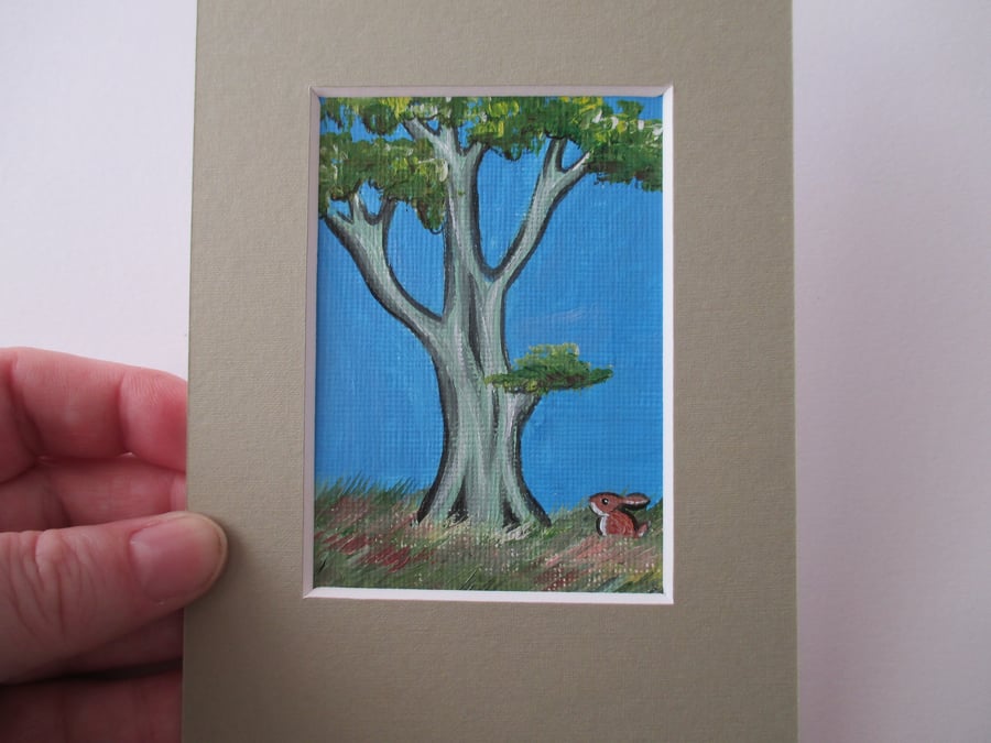 ACEO Rabbit aceo Summer