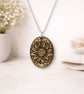 Floral Wooden Jewellery Set – Matching Necklace & Earrings Gift - Image 2
