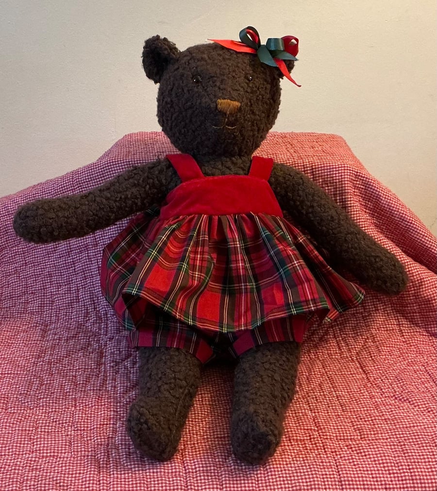 Handmade cuddly keepsake teddy bear for all ages!