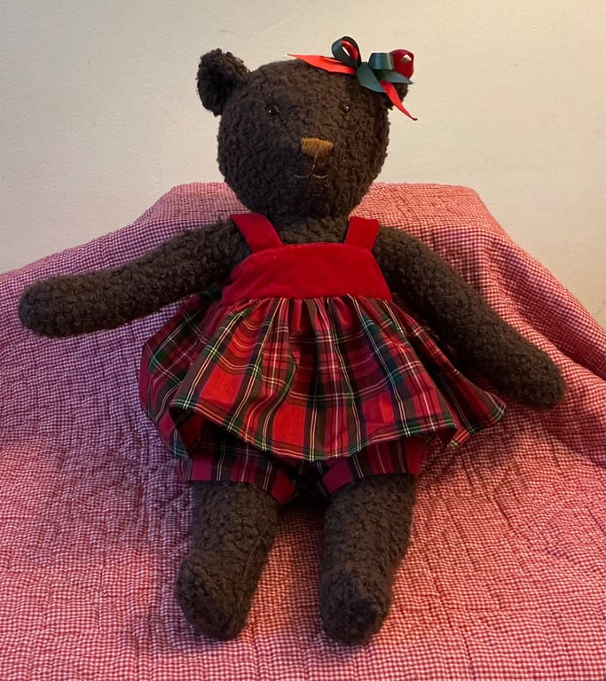 Handmade cuddly keepsake teddy bear for all ages!