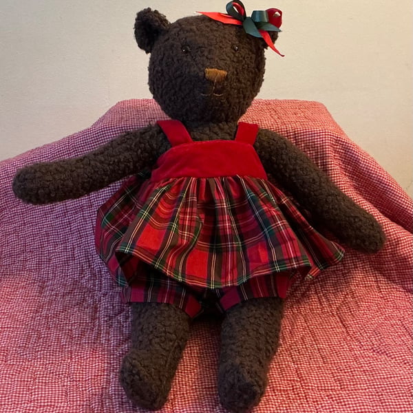 Handmade cuddly keepsake teddy bear for all ages!