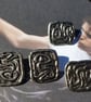 1" 25mm 40L Rare Buttons Antique Silver - Image 3