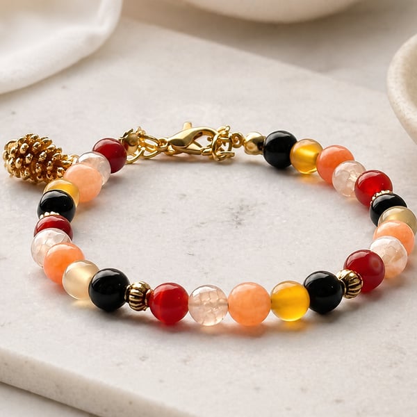 Inspired By Autumn Colours Bracelet