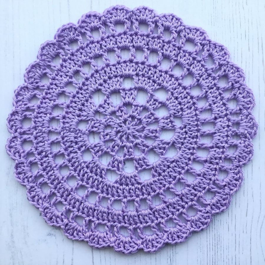 Crochet Cotton Table Mat Doily