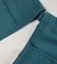 Canvas Tool Belt for Gardeners with Harvest Pouch & Secateurs Pocket - Teal Blue - Image 6