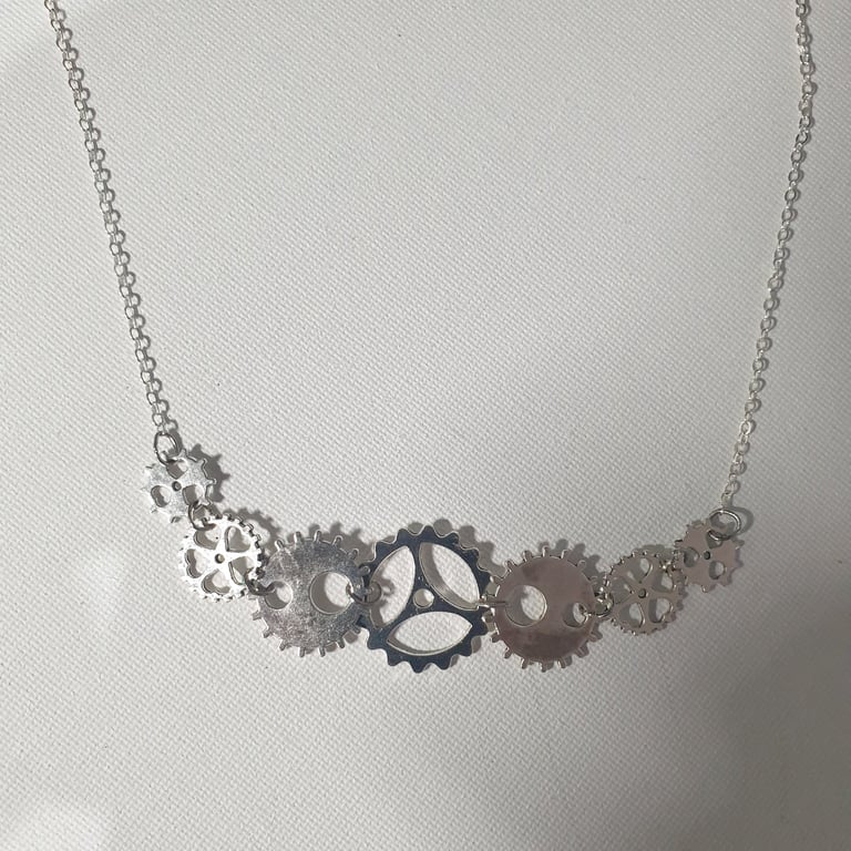 Steampunk Gears Necklace