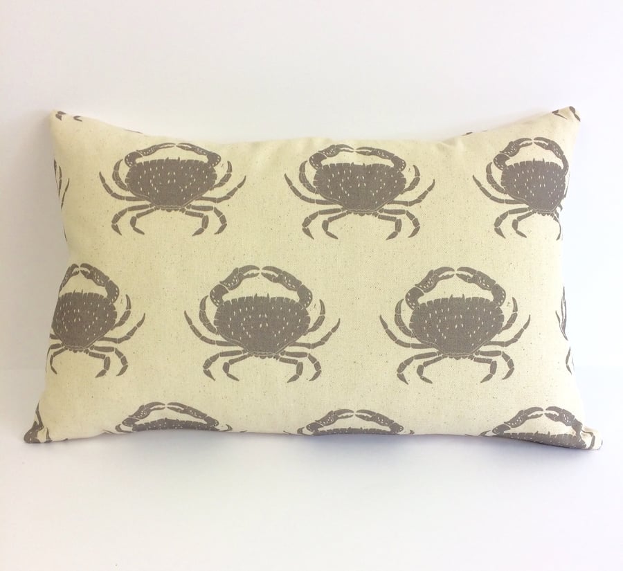 Grey Crab Cushion NEW SALE PRICE!